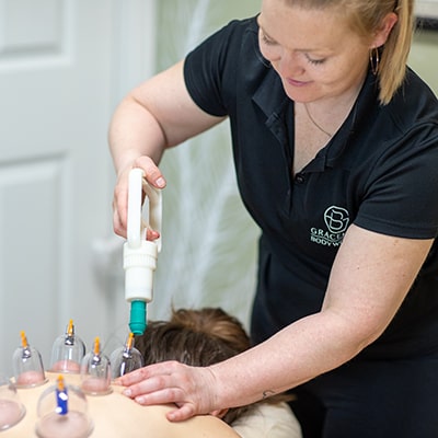 cupping therapy at Graceful Bodyworks